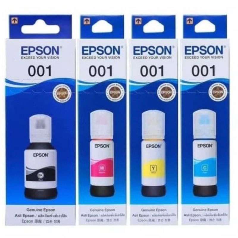 Tinta Epson 001 paketan 1 set tinta Epson 001