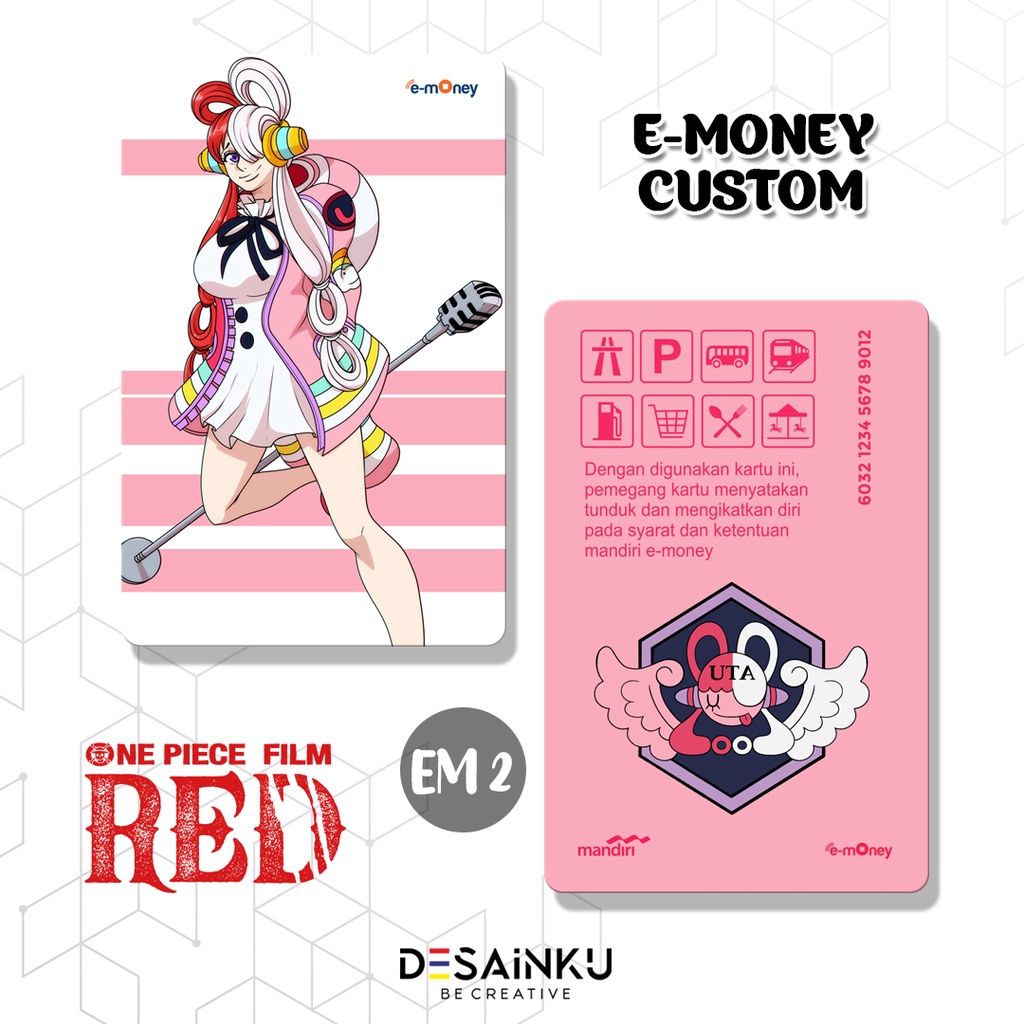 E-money One Piece UTA / Emoney Custom / Emoney Anime / E-TOLL