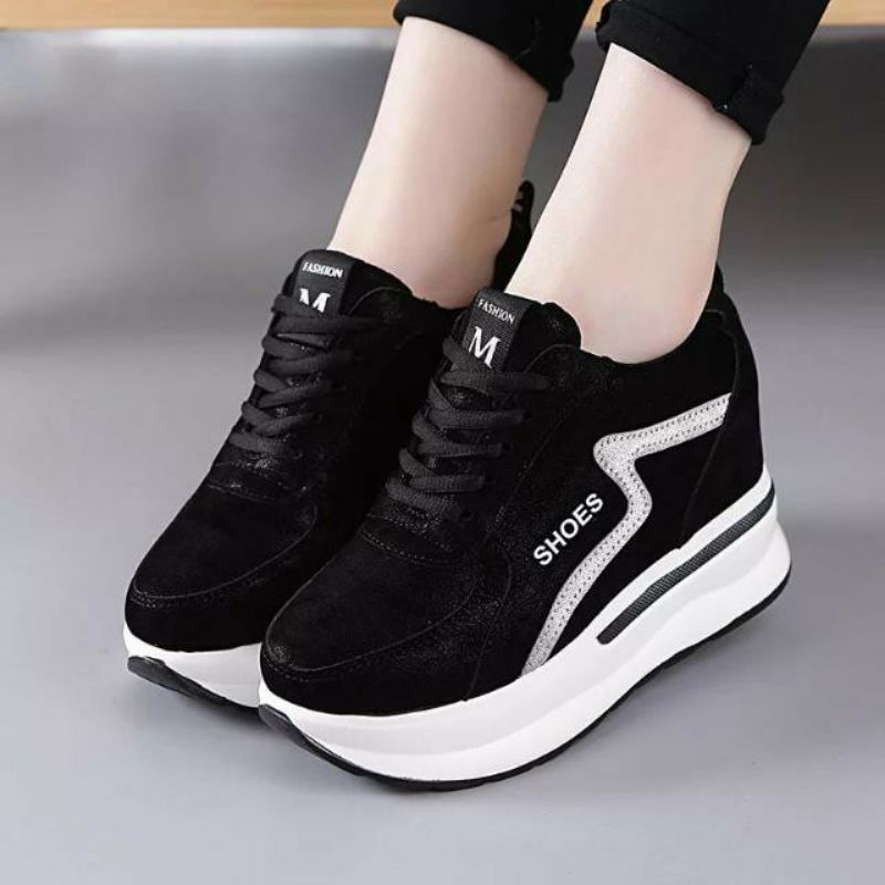 DF ZR 08 SEPARTU WEDGES / SEPATU SEKOLAH (pengiriman dari BANDA ACEH)