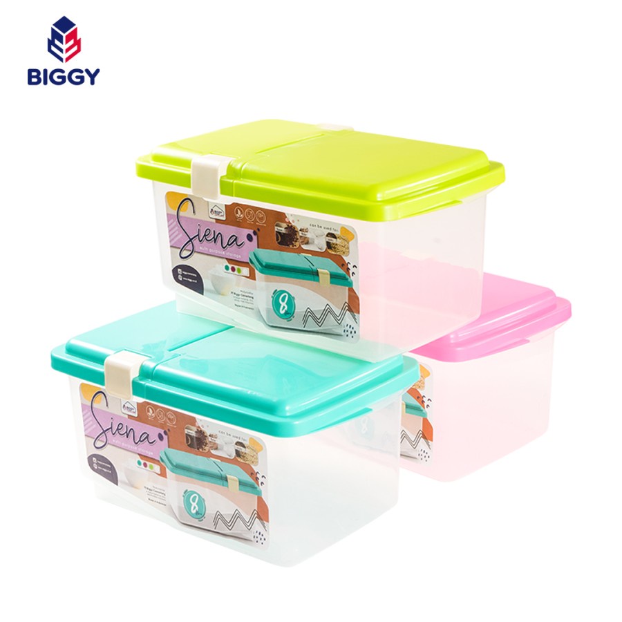 RICE box KEEPER SIENA 8 liter BIGGY / TEMPAT BERAS SAYUR SERBAGUNA BOX