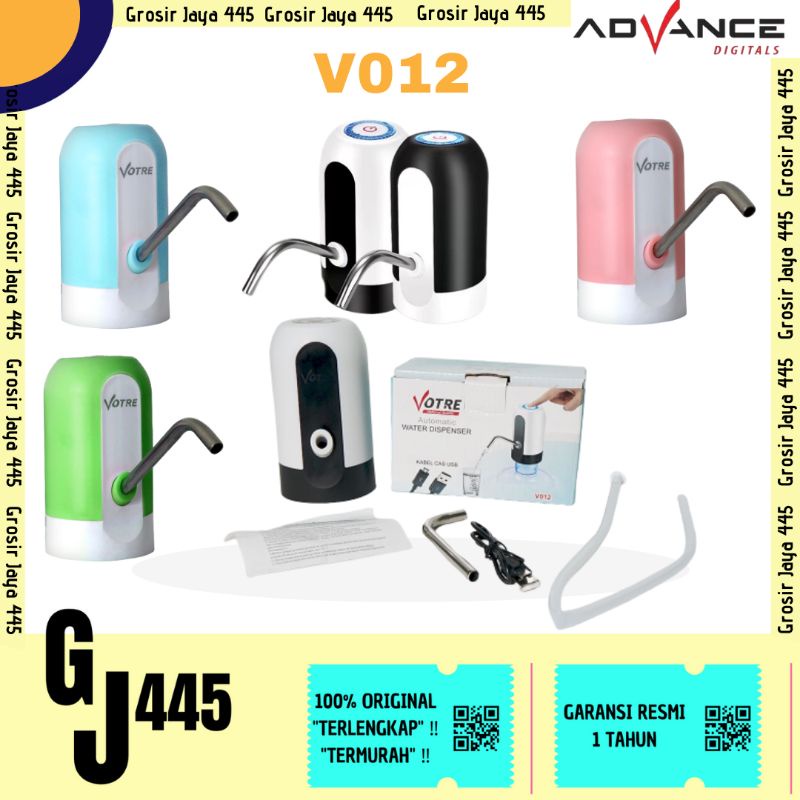 Advance Pompa Air Dispenser Air Otomatis Dispenser Air Portabel V-012