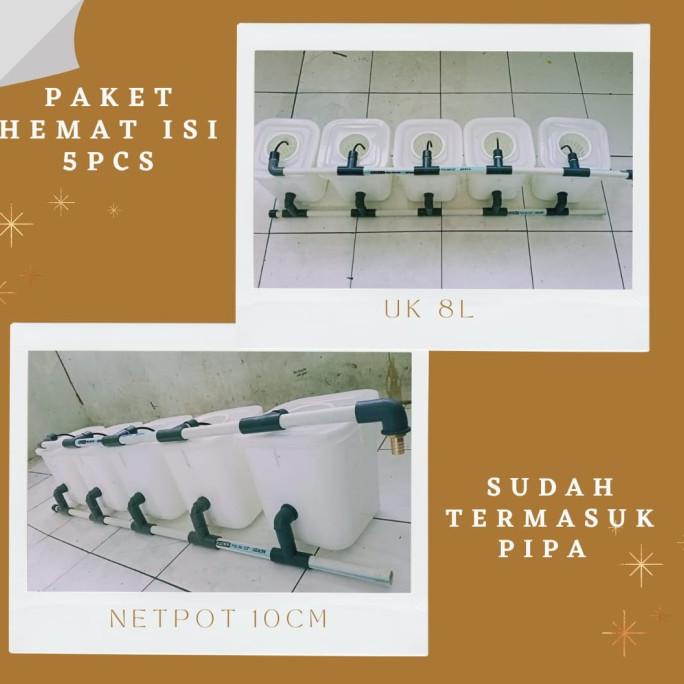 

CUCI GUDANG dutch bucket hidroponik Paket Hemat isi 5pcs Komplit