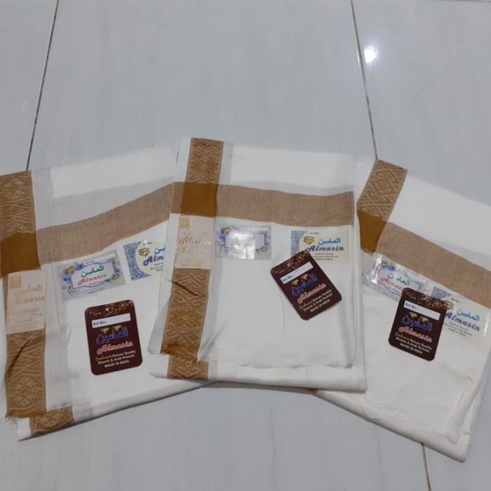 Sorban Sorban panjang kashmiri shawl putih(U1T0) BISA COD Sorban Murah Sorban Tenun Sorban Kashmiri 