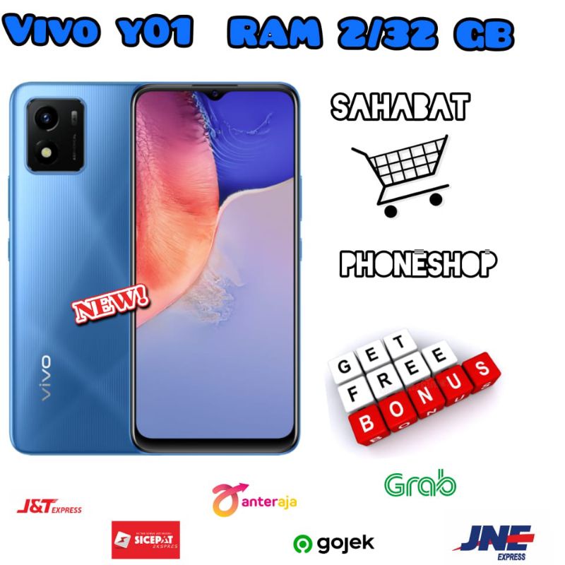 VIVO Y01 RAM 2/32 GB BERGARANSI