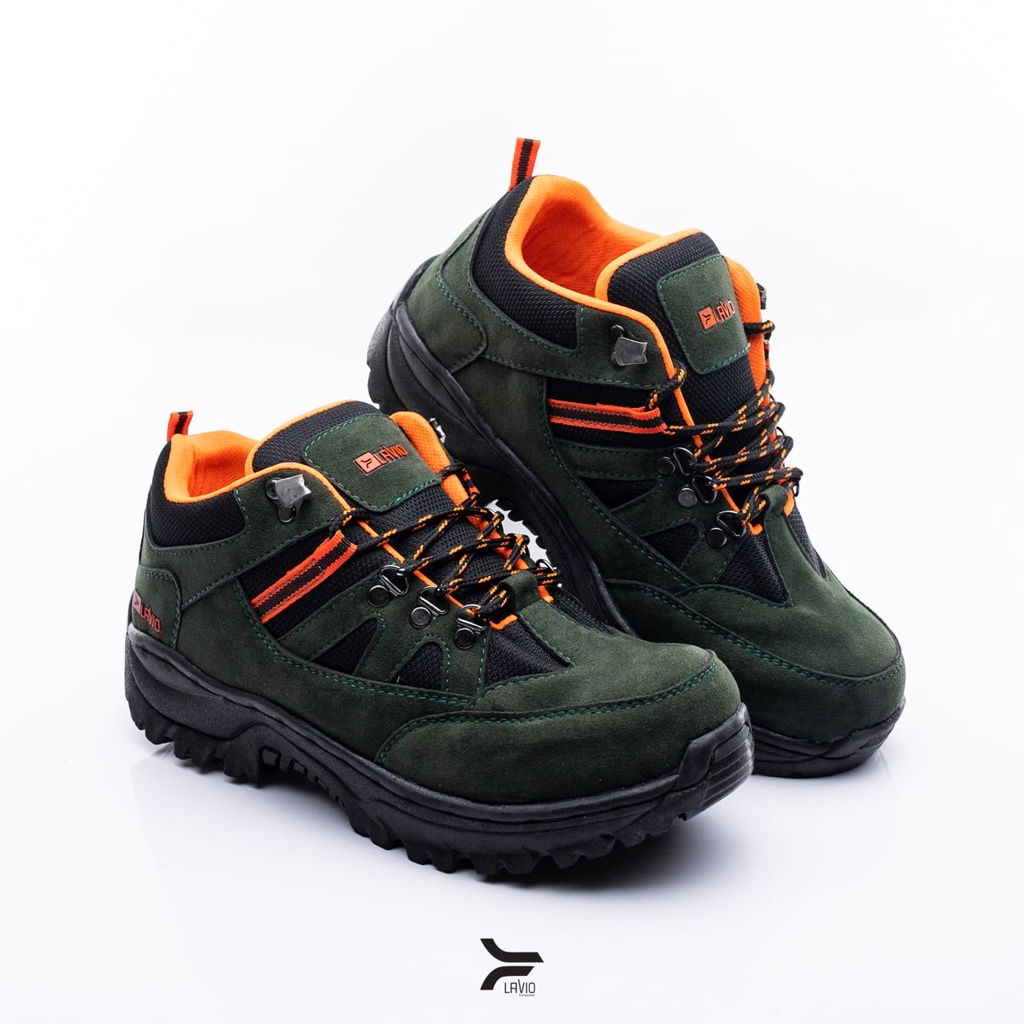 Sepatu Safety High Quality Lavio Geneva Low Sefty Shoes Proyek Boots Ujung Besi Sol Karet Anti Slip Tidak Licin