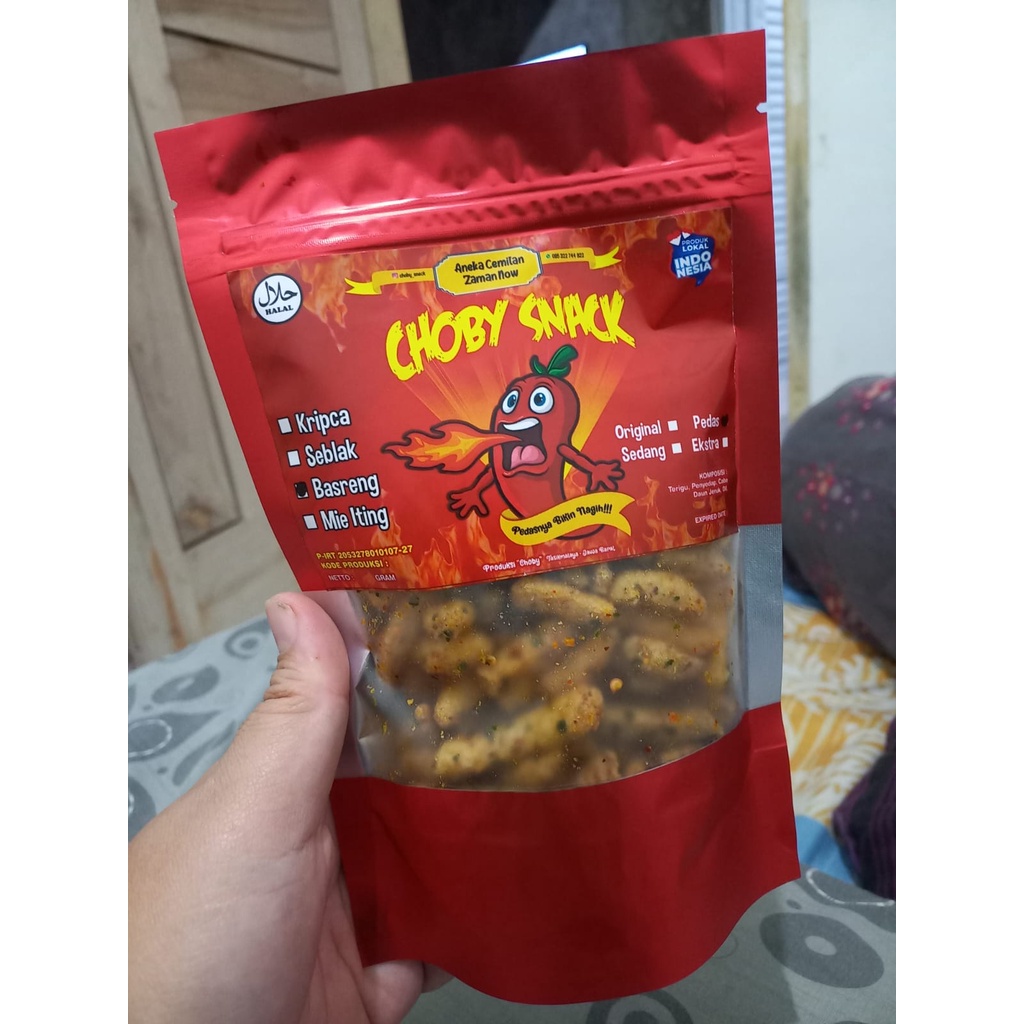 

Cemilan Snack Basreng Kering Choby Snack