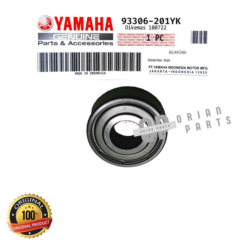 Klaher bearing 6201 ASLO ORI YAMAHA 93306 201YK