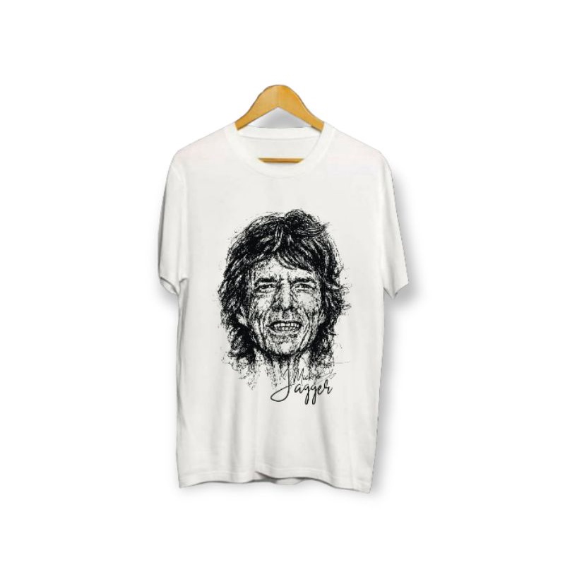 Baju Kaos musik band Mick Jagger keren  terlaris/ligar24 tshirt