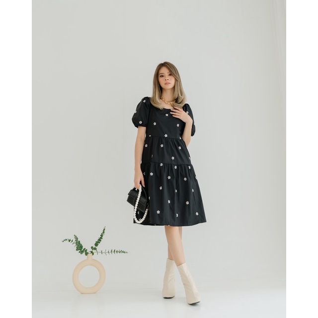 [ LittleBigCloth ] Arin Dress // Korean Dress Midi Dress Wanita Dress Bigsize