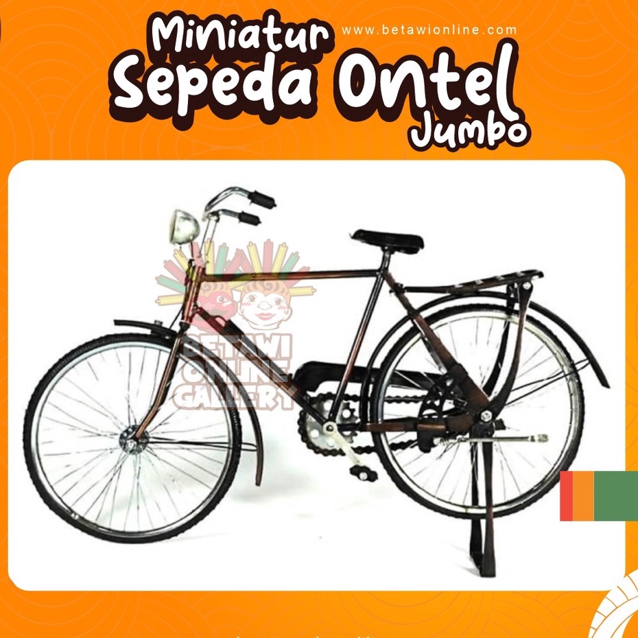 Miniatur Sepada Ontel Jumbo Besi