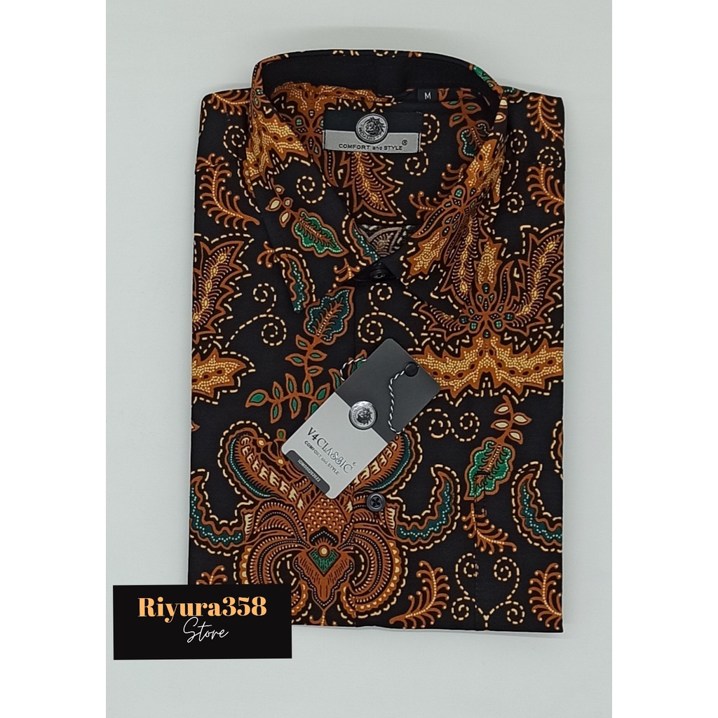 KEMEJA BATIK LENGAN PENDEK V4 CLASSIC - 003