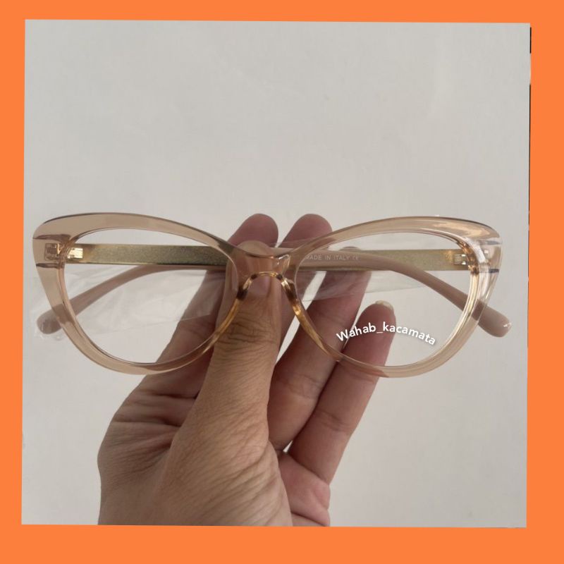 kacamata 19070 (CAT EYE) free lensa minus normal