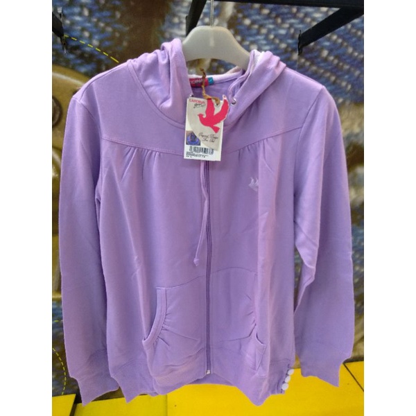 Jaket Cardinal girl ungu muda Indigo/Jaket hoody sporty/Cardinal Original/Jaket Perempuan