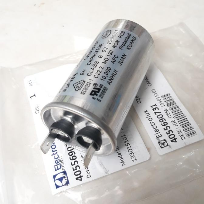 /////] capasitor mesin pengering electrolux original