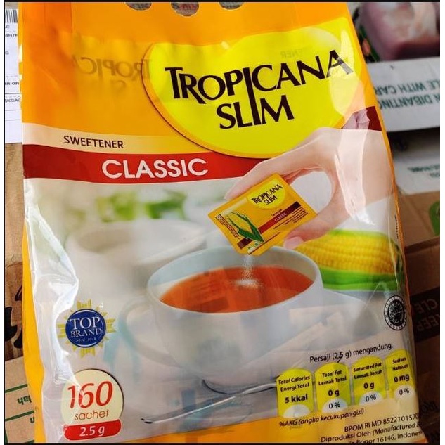 

Tropicana Slim Classic 160 sachet