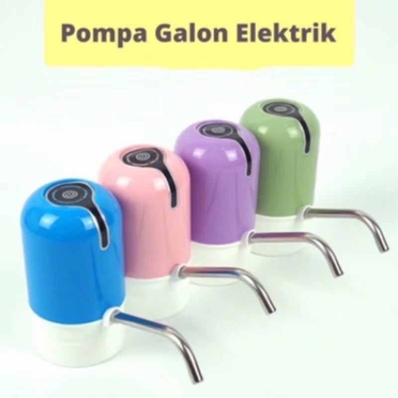 Pompa Galon Elektrik LED Dispenser Air Minum Recharge Otomatis Pump Electric Wireless Listrik