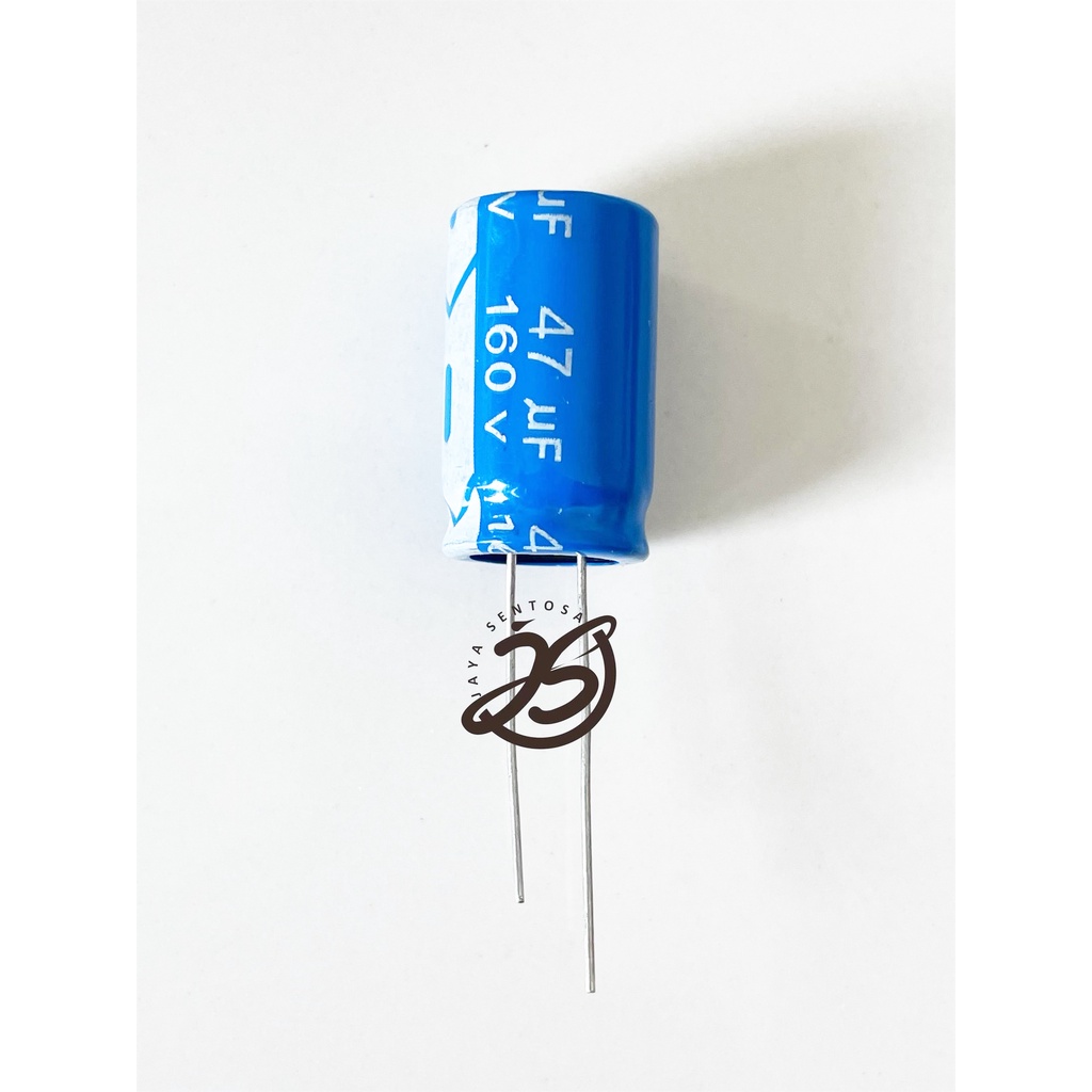 ELCO 47UF 160V (1 BUAH) KAPASITOR CAPACITOR ELCO KAPASITOR ELKO KAPASITOR 47 UF 160 V