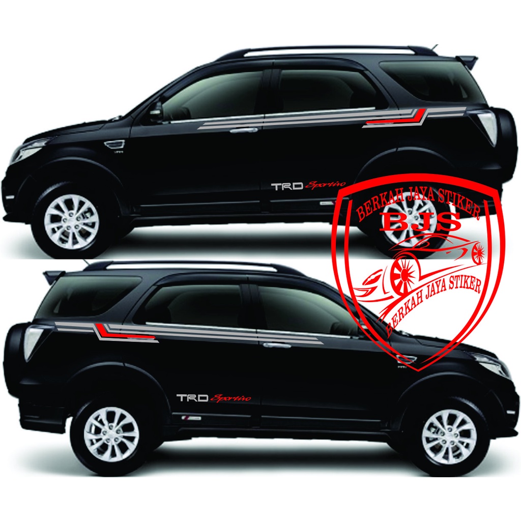 NEW cutting stiker mobil daihatsu terios sticker mobil toyota rush adventure stiker trd sportivoa DL