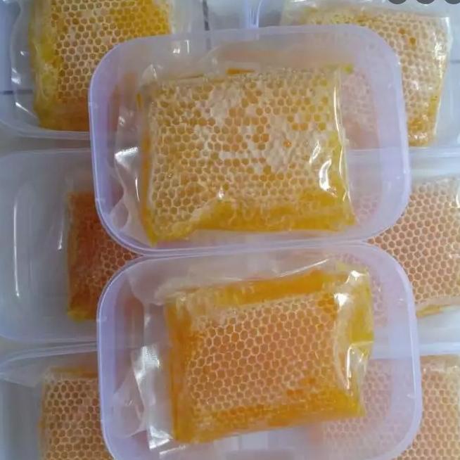 

((N-EBI_❤)) Madu Sarang 250GRAM / Honey Comb 100% Asli Melifera Raw Honey-amanah