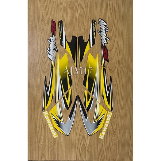 STIKER STRIPING NINJA SS 2010 KUNING