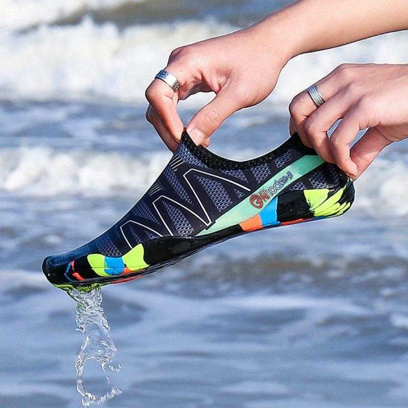 COD Sepatu Pantai Olahraga Air Sepatu Mancing Anti Slip Dan Air Sepatu Rafting Snorkling Surfing Snorkeling Pria Wanita H93