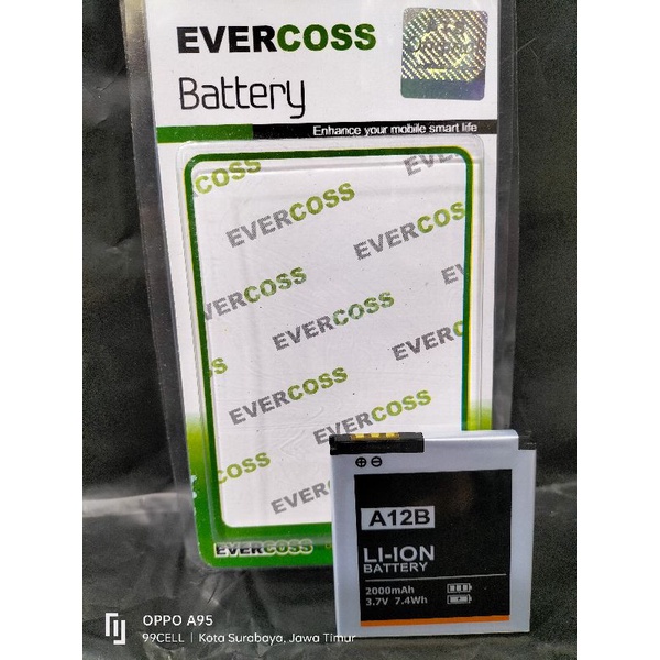 Baterai Battery Batrai Evercoss A12B