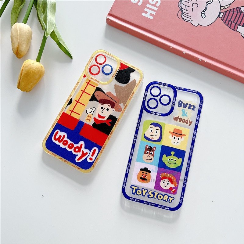 Casing TPU Redmi Note 11S 11 Pro 10C 10A 9C 9T 9A 10 5G 10S 8 8 Pro 7 Poco M3 X3 Pro NFC Motif Toy Story
