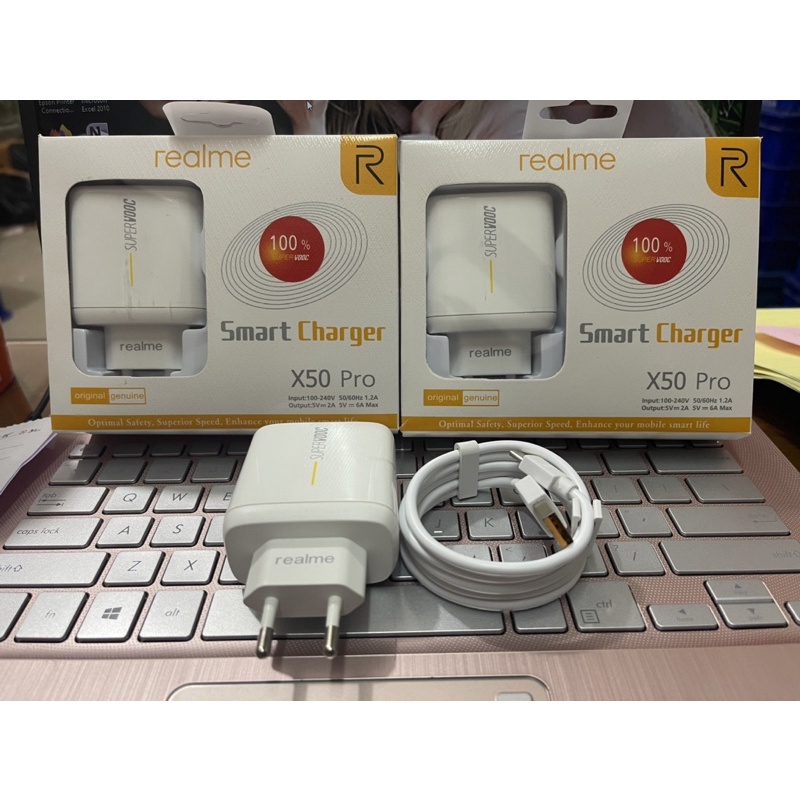 Charger Realme X50 Original 100% SuperVooc 65Watt/30 Watt Micro &amp; Type-C PROMO SEN