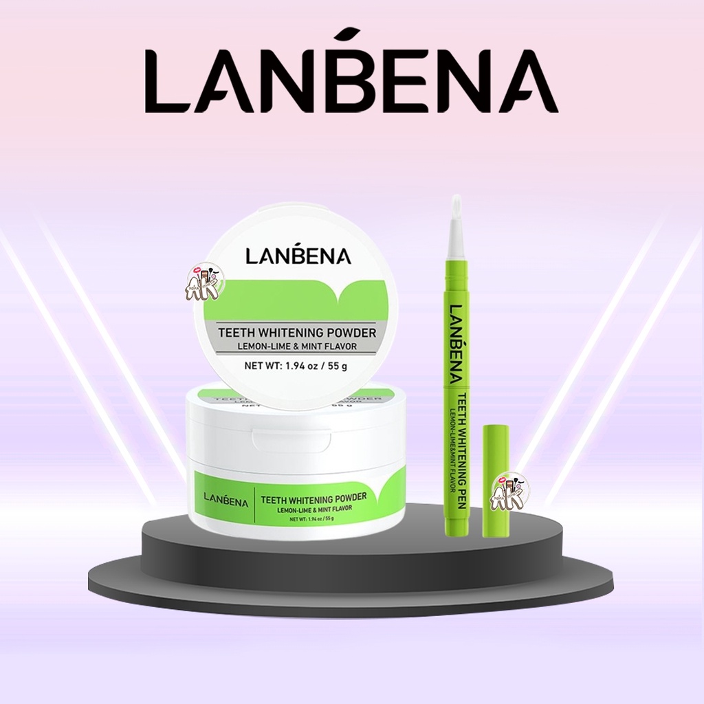 LANBENA TEETH POWDER WHITENING / PEN BATANG 3ML ( PEMBERSIH KARANG GIGI DAN GIGI KUNING )