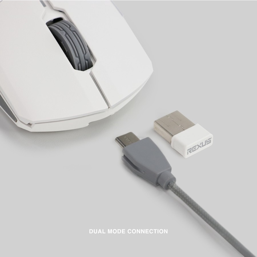 Rexus Mouse Wireless Gaming Arka 107 Dual Connection