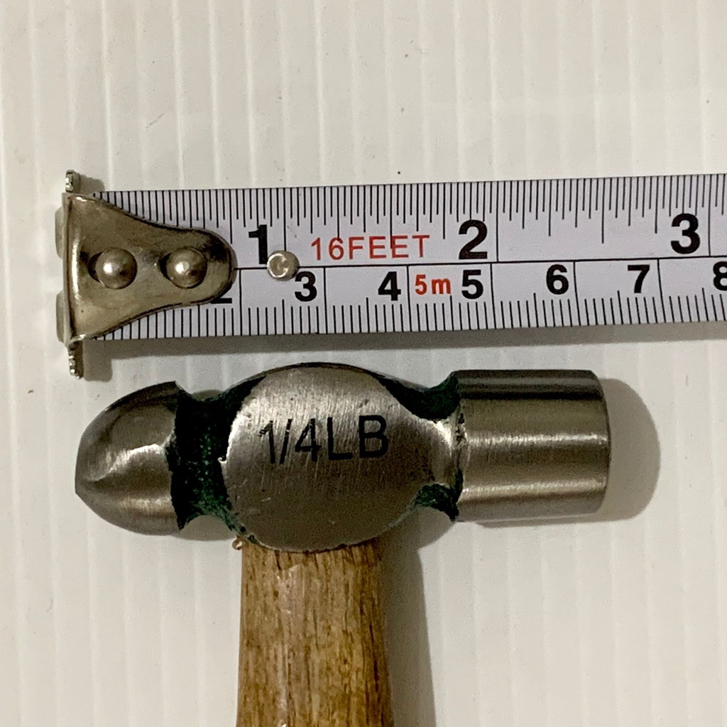 [6PCS] Palu Konde GG Kayu Ball Pein Hammer XPTOOL Ukuran 1/4 LB