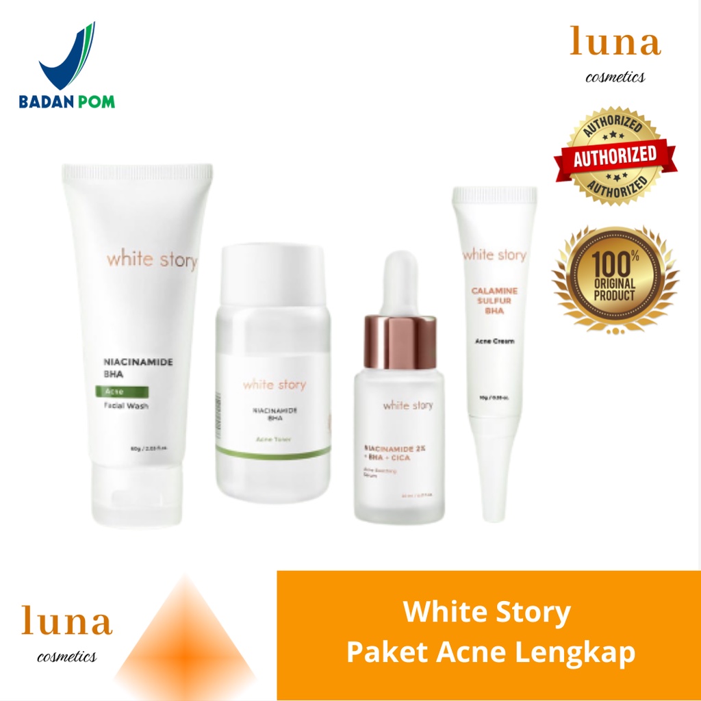 White Story Paket Acne Lengkap