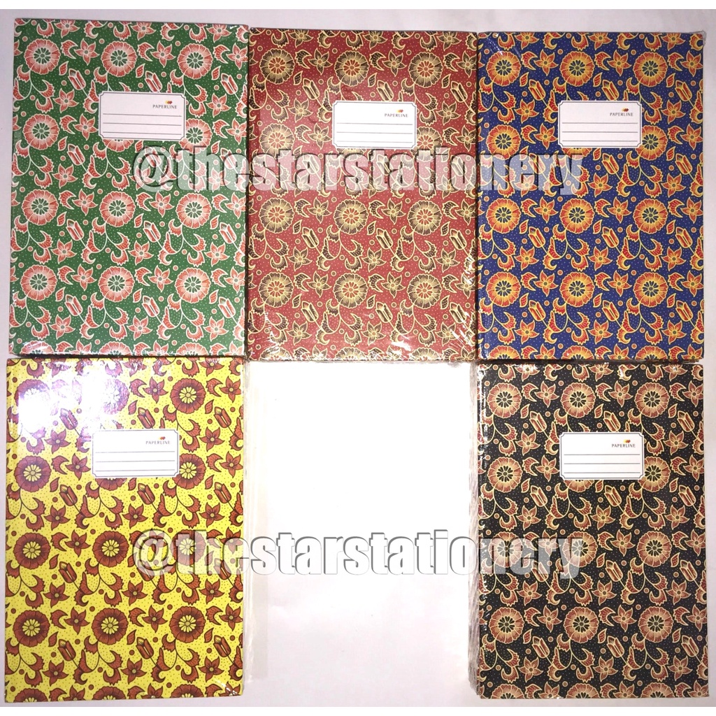 

(1 Biji) Paperline Buku Hard Cover Folio 100 ( Uk. 31 x 21 cm ) Isi 100 Lembar