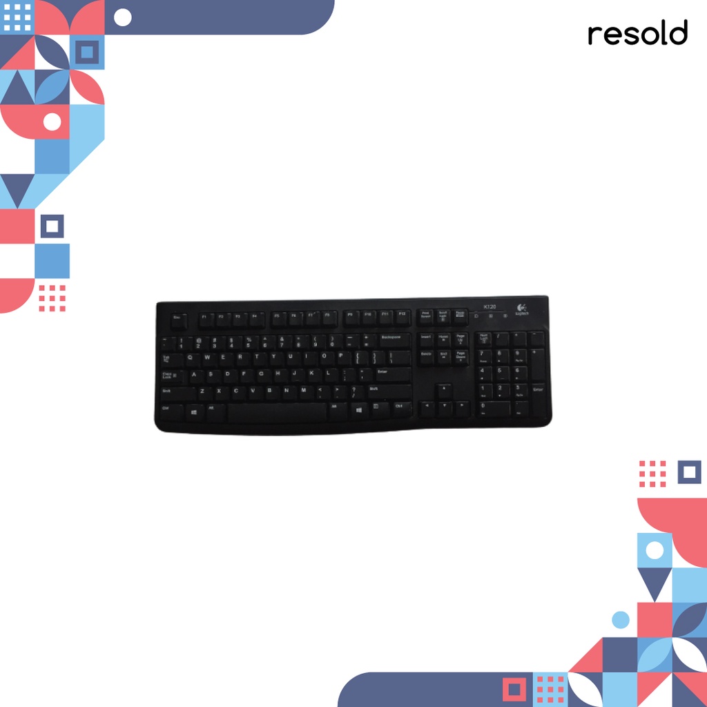 Logitech Keyboard K120 Bekas Second