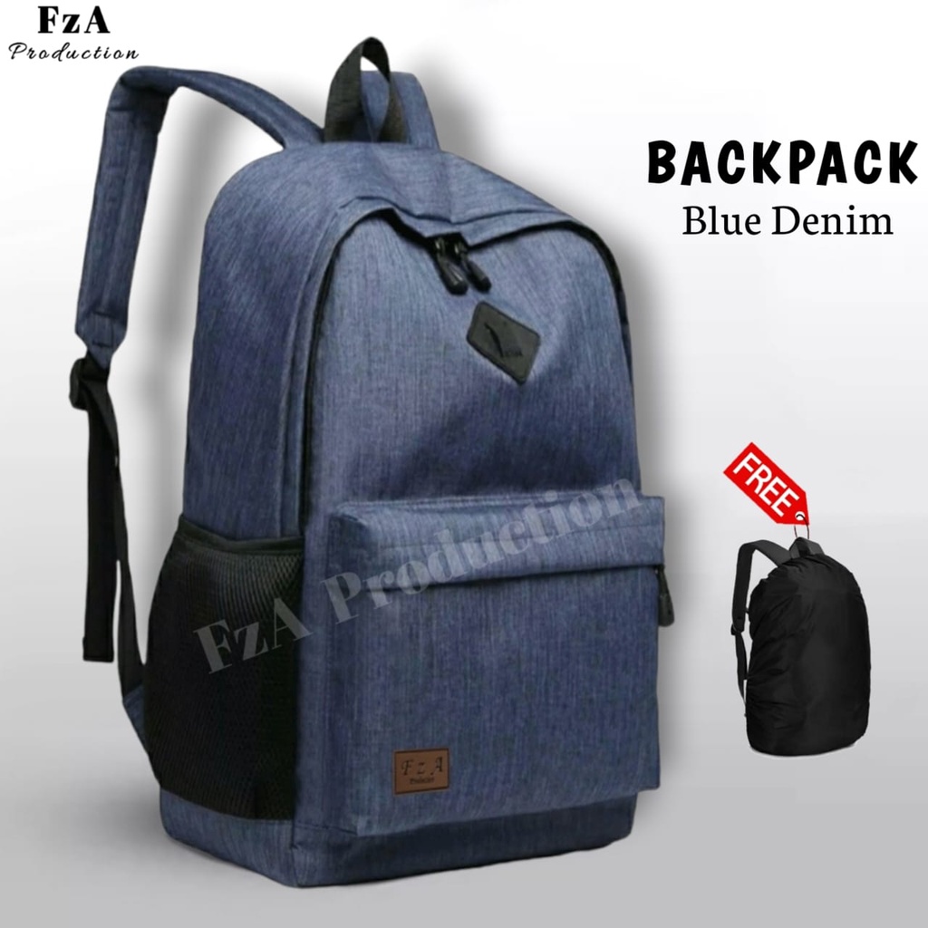 FzA Official - Tas Ransel Distro Casual Pria Wanita / Tas Ransel Laptop Backpack Sekolah Kuliah Distro Original Tas Punggung Laptop - BDNRC