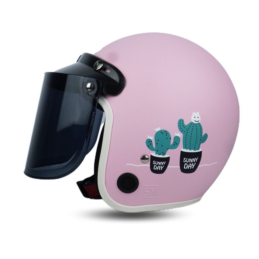 Helm Bogo Cewek Dewasa Wanita Warna Pastel Kekinian Premium Terlaris