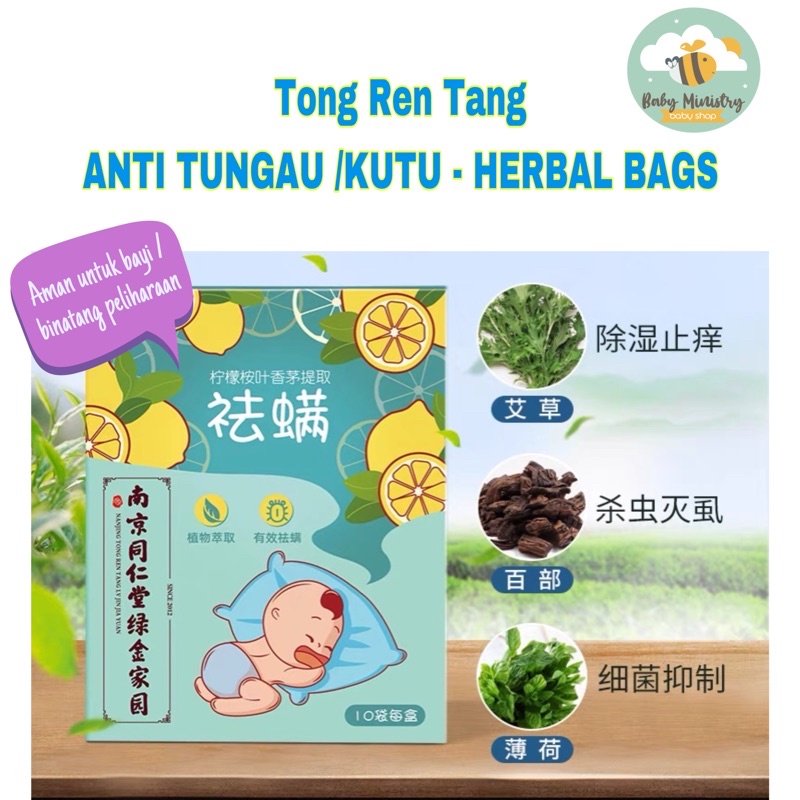 ANTI KUTU / ANTI TUNGAU / TONG REN TANG - HERBAL ANTI MITES BAG / ANTI TUNGAU / ANTI ALERGI / ANTI GATAL / bed spray / kurumi / vacuum / alergi / tineco / mamibot / koyo batuk / koyo flu / pureco / hogasan / PEMBASMI TUNGAU KASUR RAYAP KUTU KECOA