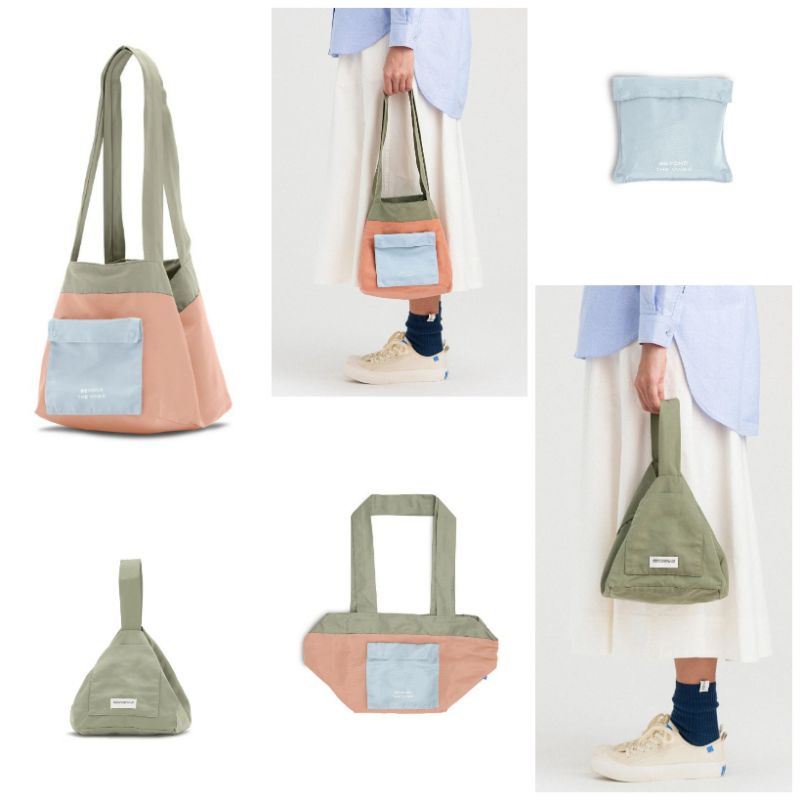 [READY STOCK ORIGINAL 100%] MINI REVERSIBLE BAG BTV / BEYOND THE VINES BLUSH TEAL CORAL SAGE