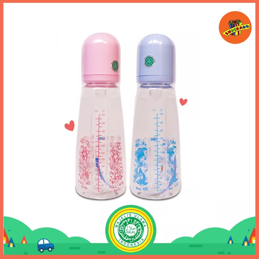 BABY HUKI STANDARD TAPERED BOTTLE 240ml CI0002- Botol Susu Bayi 240ml