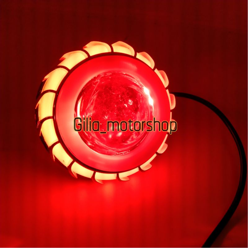 Lampu Utama Projie LED Modish Racing Hi low flash 12 volt AE running Projie led Universal