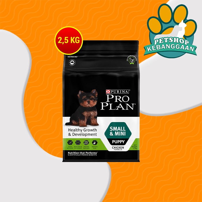 Dog Food / Proplan Small &amp; Mini Puppy 2.5 Kg Makanan Anjing Ras Kecil