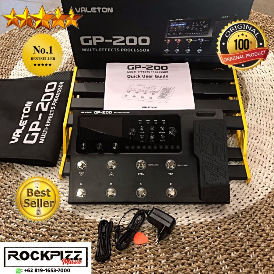 VALETON GP200 GP 200 GP-200 MULTI EFFECTS PROCESSOR