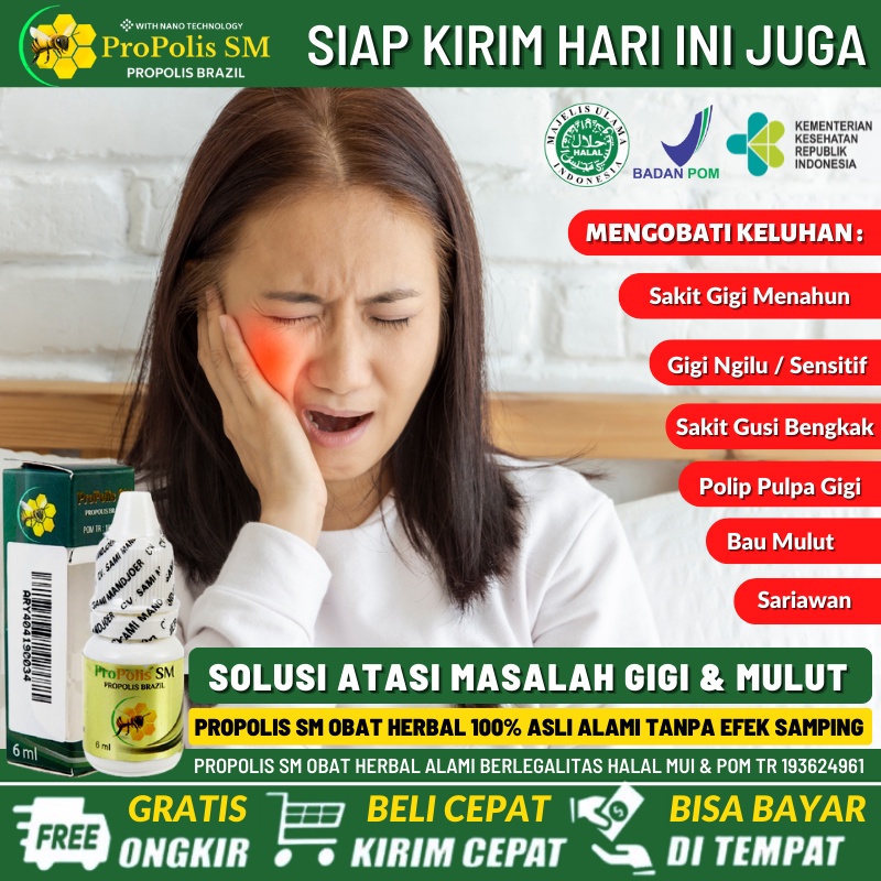 Obat Alami Untuk Gigi Ngilu / Gigi Linu / Gigi Goyang / Gigi Sensitif / Nyeri Gigi, Obat Sakit Gigi 