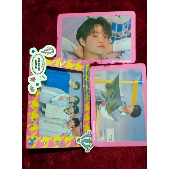 BOOKED TREASURE WORLD PHOTO STAND PINK HARUTO JUNKYU JIHOON JEONGWOO JAEHYUK UNIT