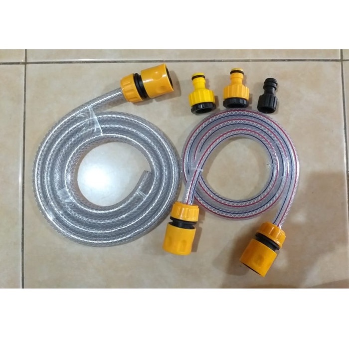 Paket Sambungan Pompa Selang 3/8 ke drat pipa 1/2 & 3/4