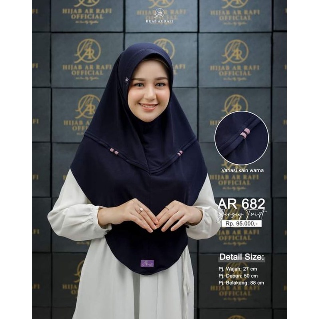 hijab blusukan Ar 682 arrafi