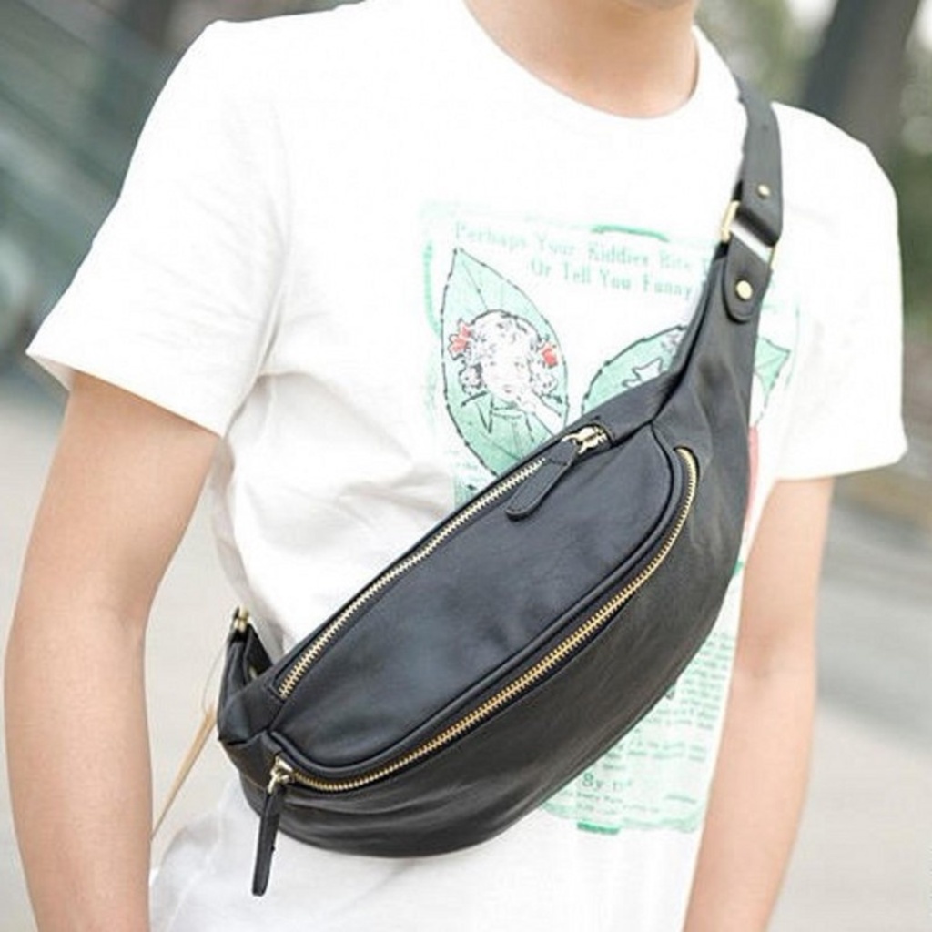 Ambigo Tas Slempang Etonsweight 03 / WAISTBAG Pria &amp; Wanita EYE ALT367 Tas Pinggang Import Tas Slempang Kasual Korea