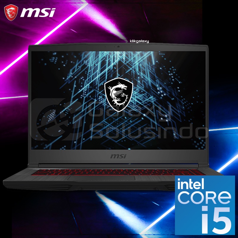 MSI GF63 11SC 654ID - THIN Core i5-11400H, 512GB-SSD, 8GB, GTX1650-4GB, 15.6&quot;, Win11Home Gaming Notebook