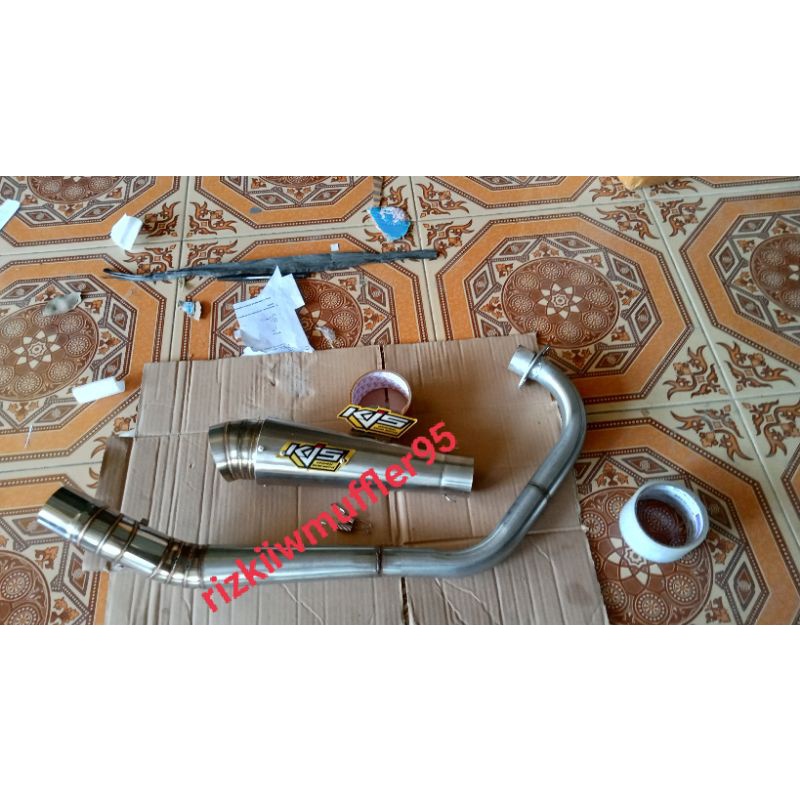 Knalpot KJS jiksaw keong sarteng leher paten PNP motor herex cb GL mp ngkeeer termurah berkualitas t