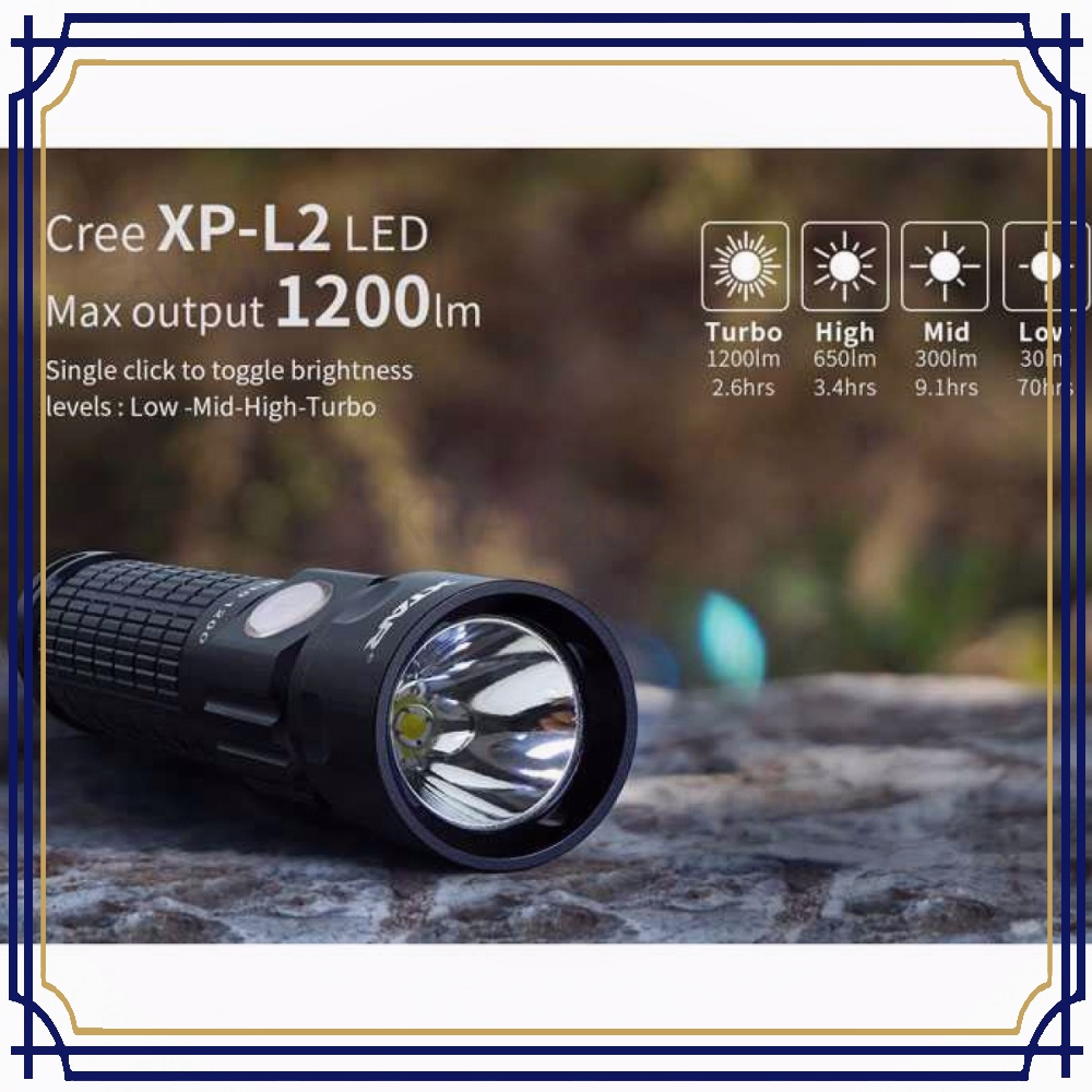 Senter Tactical LED CREE XP L2 1200 Lumens - R30